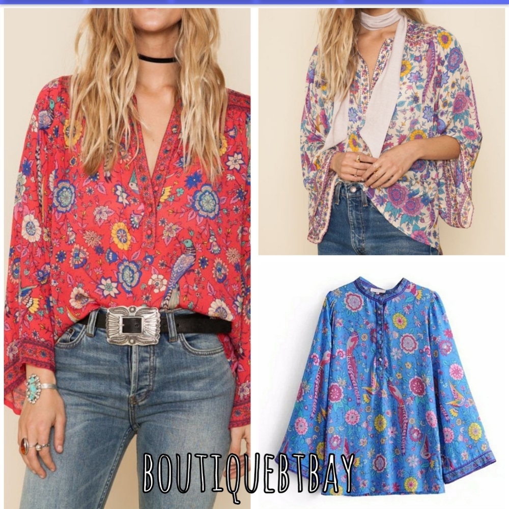 Paradise Found Blouse Lovebird - Picture 6 of 6